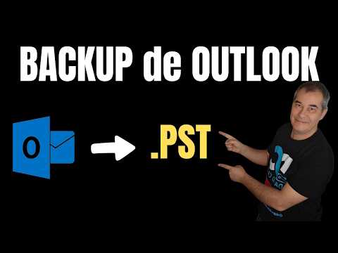 Copia de Seguridad del Correo en Outlook: Exportar a .PST paso a paso
