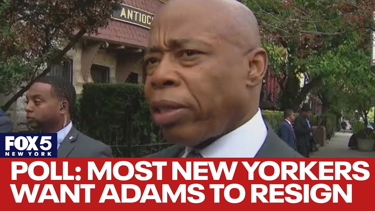 Poll: Most New Yorkers want Adams to resign