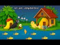 HEAVEY RAIN AND GRANDMA IN JUNGLE STORY MORAL STORY IN TAMIL VILLAGE BIRDS CARTOON