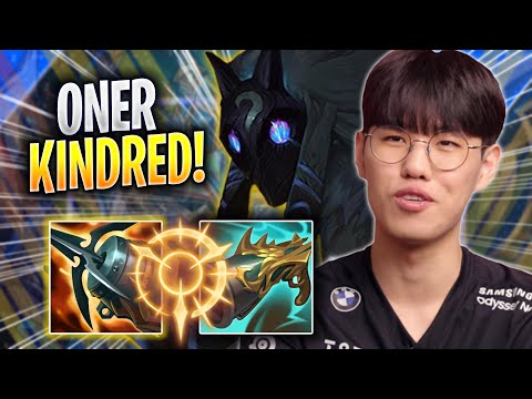 ONER PERFECT GAME WITH KINDRED! - T1 Oner Plays Kindred JUNGLE vs Lee Sin! | Season 2023