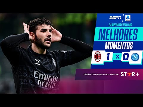 Gols e lances de Milan x Napoli
