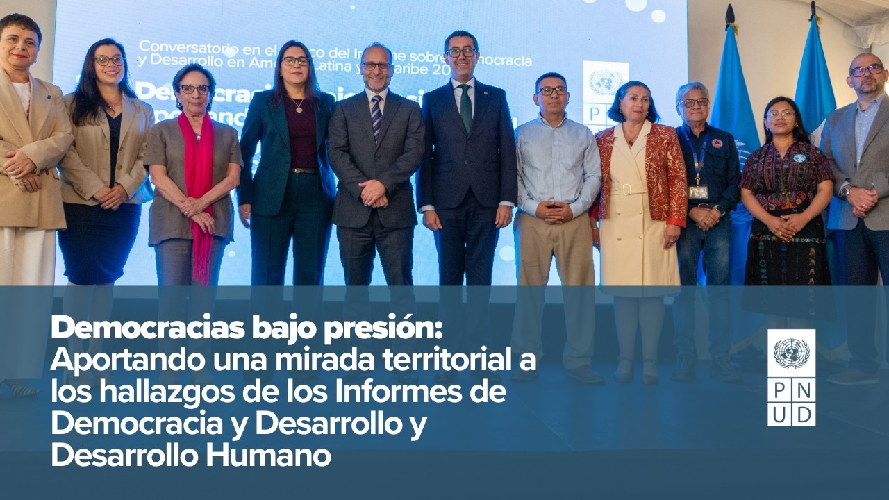 Democracias bajo presión una mirada territorial para el desarrollo humano