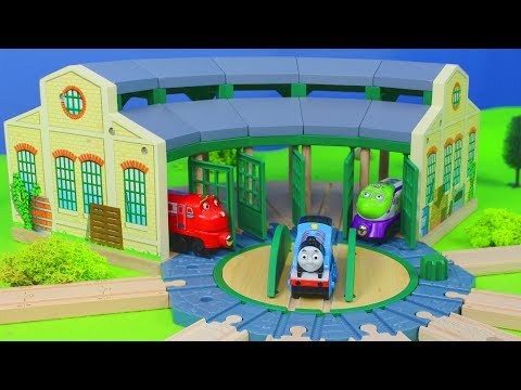 Thomas & Chuggington Zug Lokschuppen, Holz Züge & Spielzeugautos