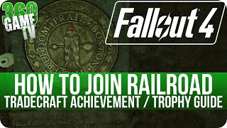 Fallout 4 - How to join the Railroad - Road to Freedom Quest (Tradecraft Achievement / Trophy Guide)