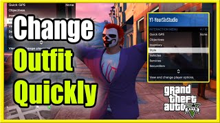 How to CHANGE ENTIRE OUTFIT & CLOTHES INSTANTLY in GTA 5 Online! (Fast Method!)