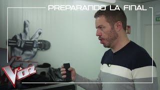 Ángel Cortés ensaya la canción &#39;Besos a la lona&#39; de Melendi | Preparando la Final | La Voz Antena 3