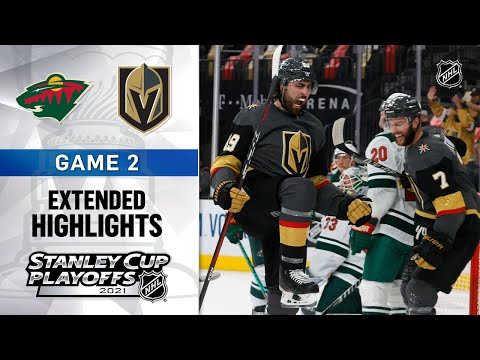 Minnesota Wild vs Vegas Golden Knights R1, Gm2 May 18, 2021 HIGHLIGHTS