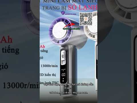 【sò lạnh turbo quạt 】sạc tích điện máy quạt nhỏ cầm tay mini điện lạnh 100 cấp độ gió 2025 có sò lạ…