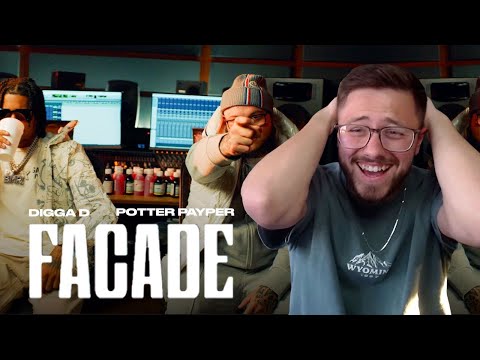 Digga D ft. PotterPayper - Facade (Official Video) | REACTION!!