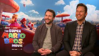 Chris Pratt and Charlie Day have some Nintendo Cinematic Universe ideas | Super Mario Interview