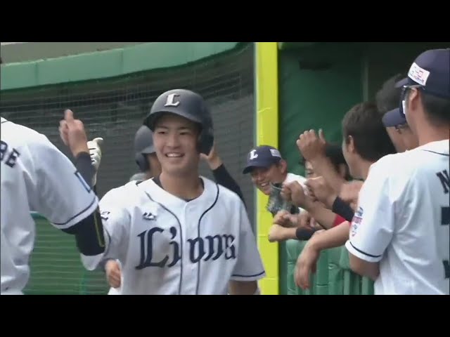 【ファーム】注目のルーキー ライオンズ・川野 同点に追いつく2ランホームラン!! 2020/10/4 L-G(ファーム)