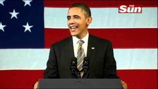 US President Barack Obama singing Al Green classic