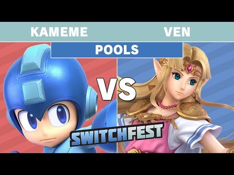Switchfest 2019 - R2G | Kameme (Megaman) Vs SUGOI | Ven (Zelda) Winners Pools - Smash Ultimate