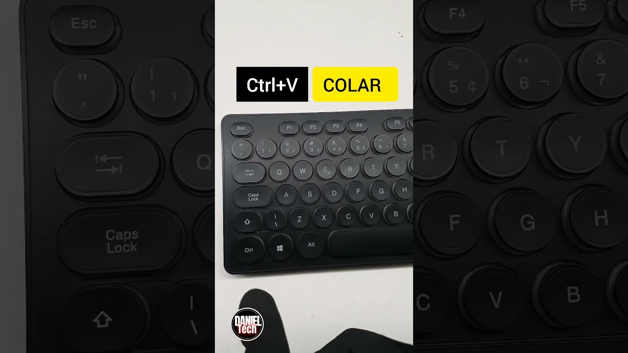 Como usar á tecla Ctrl (Ctrl+C Ctrl+V Ctrl+Z Ctrl+S Ctrl+A) Dica #shorts #computador #ctrl #brasil