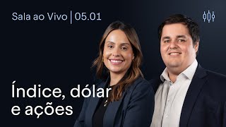 DAY TRADE E ANÁLISE TÉCNICA AO VIVO | Índice, Dólar e Ações | BTG Trader 05/01/2026