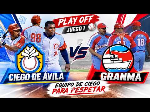 ¡CIEGO DE ÁVILA PARA RESPETAR! 🦁🔥 VS GRANMA | PLAY OFF – JUEGO 1 ⚾