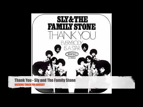 Thank You - Sly and The Family Stone - Bass Backing Track (NO BASS)
