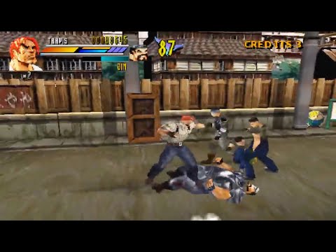 Gekido Urban Fighters (PS1 Gameplay)