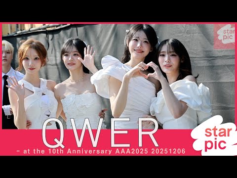 QWER '미니드레스가 잘 어울려!' [STARPIC] QWER - at the 10th Anniversary AAA2025 20251206