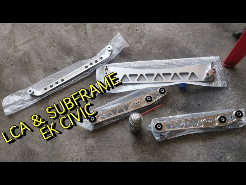 BWR LCA & SUBFRAME SET CIVIC BIGOTE INSTALL | RACE PREP.