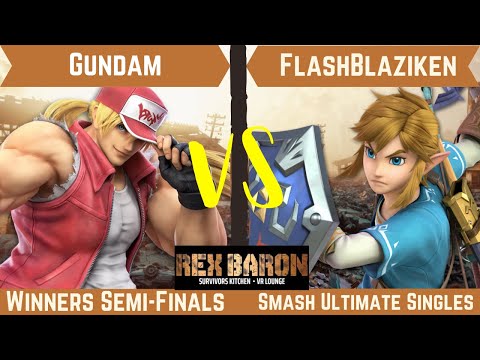Rex Baron 10 Winners Semi Finals - FlashBlaziken (Link) Vs. Gundam (Terry)