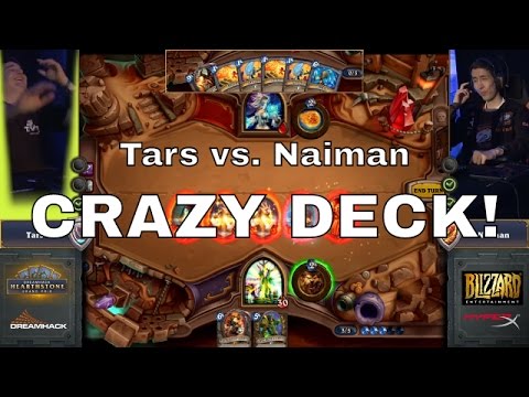 Tars vs. Naiman - CRAZY DECK! - Hearthstone DreamHack Grand Prix 2016