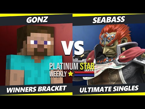 PSW S15:W12 - Gonz (Steve) Vs. SeaBass (Ganondorf) SSBU Ultimate Tournament