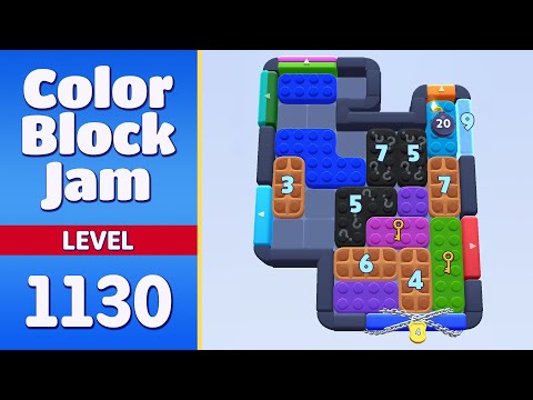 Color Block Jam Level 1130 (1131) | Every Puzzle Solved! 🎯