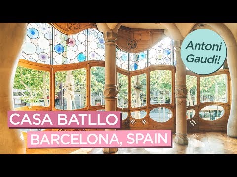 Casa Batllo - Antoni Gaudi’s World Famous UNESCO World Heritage Building in Barcelona