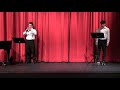 2021 SE Music Festival Performance Duet Vocal Brass Duet Logan Mark The Trumpet Shall Sound