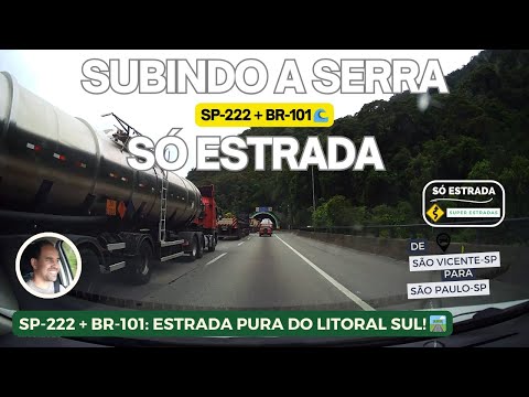 SÓ ESTRADA | DE SÃO VICENTE PARA SÃO PAULO PELA SP-160! IMIGRANTES: DO LITORAL À CAPITAL! 🛣️