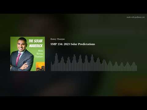 SMP 134: 2023 Solar Predictations