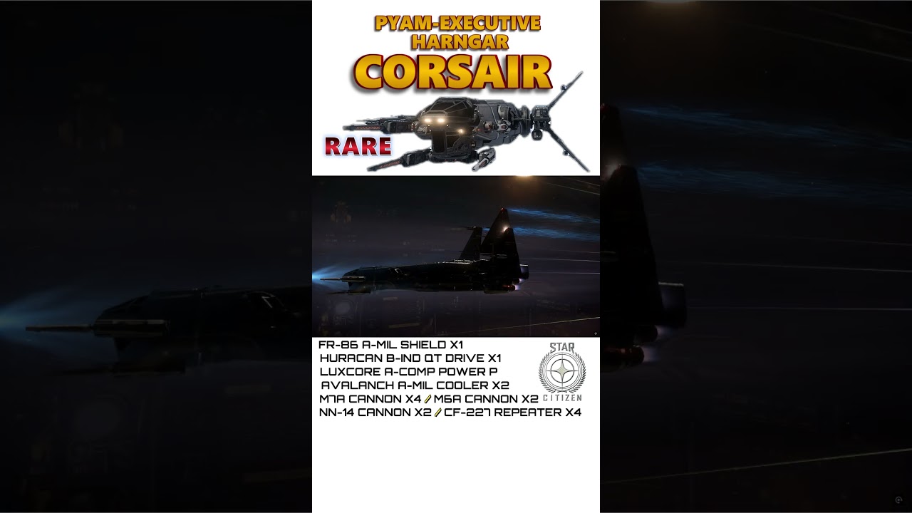Star Citizen - Rare Pyam Executive Pull - Corsair/specs #starcitizen #gaming #funny