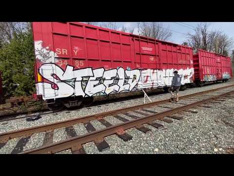 KEEP6! (instagram @killakeep ) Stompdown Killaz - Raw Train Graffiti Video