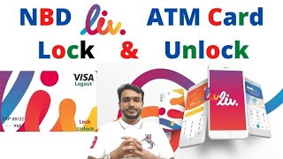 How to Lock and Unlock Emirates NBD Liv Account ATM Debit Card || Liv Bank Account Settings