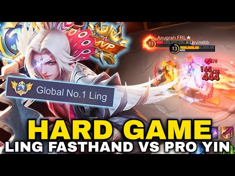LING LORD SHEN FASTHAND GAMEPLAY HARD GAME INTENSE MATCH VS PRO YIN | LING BEST BUILD & EMBLEM 2025