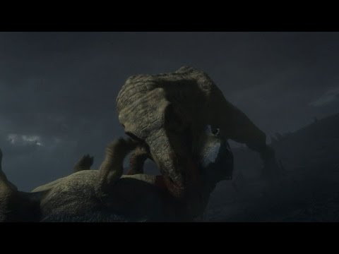 T-Rex Vs Triceratops and Ankylosaurus (Warning : M