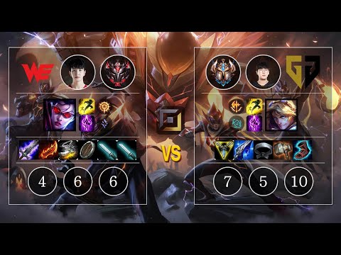 WE Jiumeng Vayne vs GEN Ruler Ezreal Bot - KR Patch 10.13