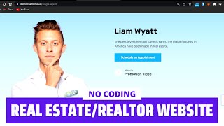 How to Create a Realtor/Real Estate Agent Website using WordPress 2024? No Coding Elementor Tutorial