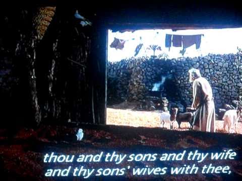 Noah's Ark from "The Bible.. in the beginning"  Part 1 Eng. subtitles