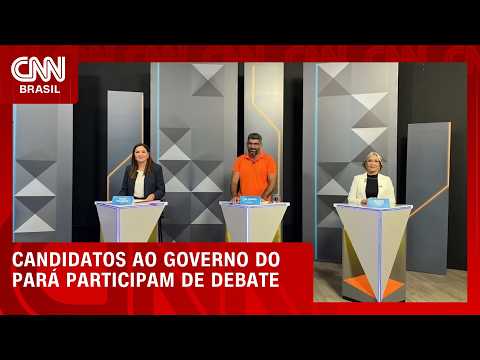 Saúde, água e corrupção marcam debate ao governo do Pará | CNN NOVO DIA