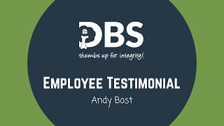 Watch video: Meet the DBS Team: Andy Bost!