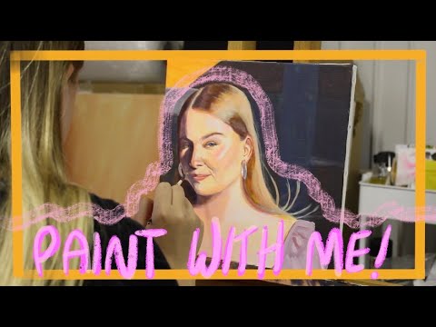 Self-Portrait Painting in Lockdown | Time-Lapse 🎨