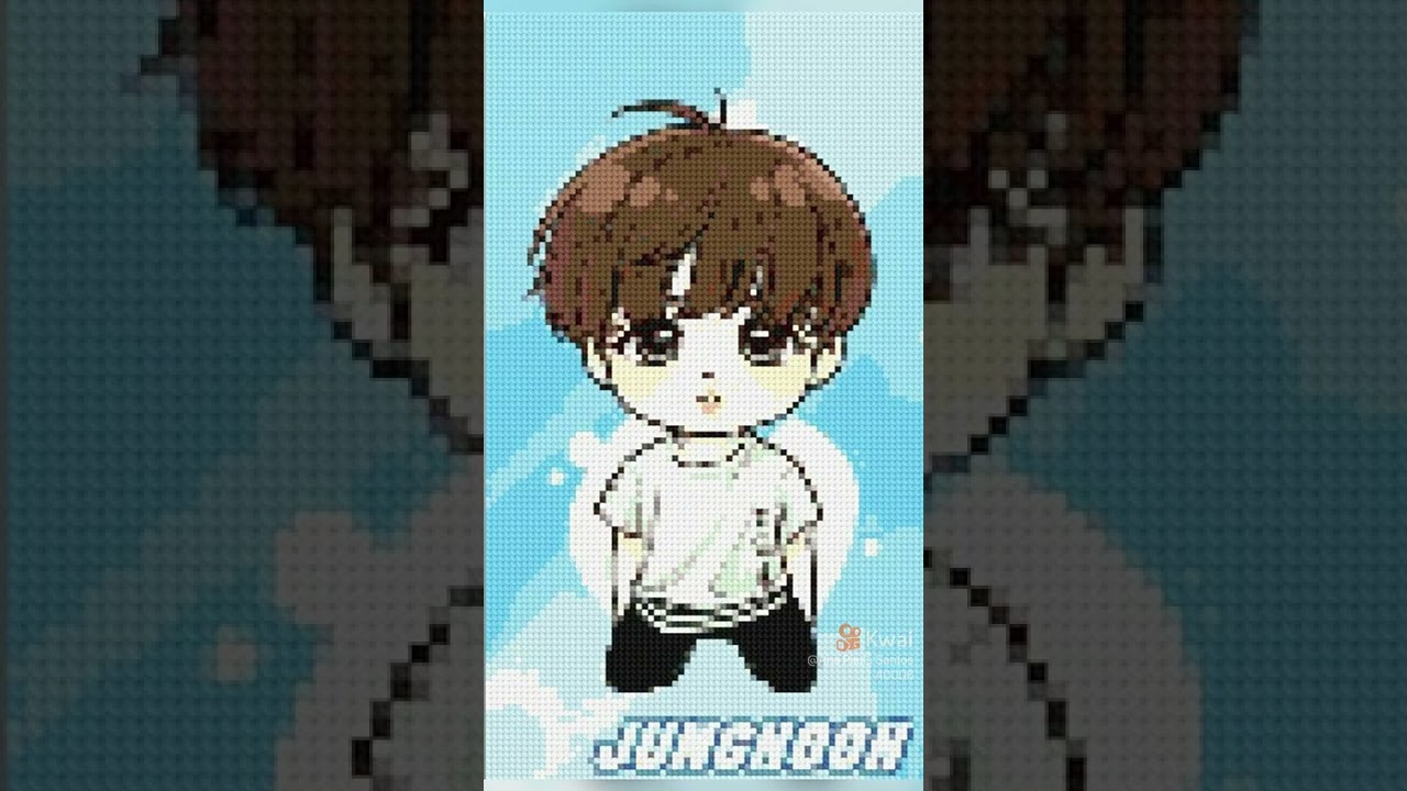 Essa é para as apaixonadas pelo BTS, ponto cruz a arte dos pontinhos que encanta 😍😍