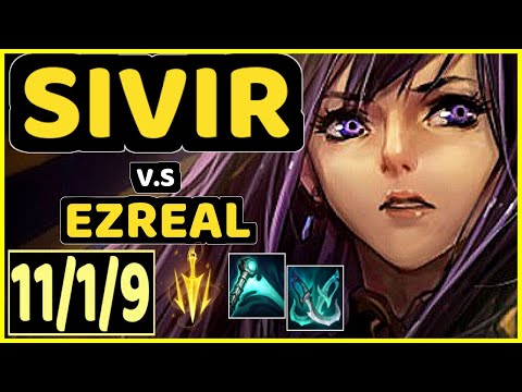 HOLYPHOENIX (SIVIR) vs EZREAL - 11/1/9 KDA BOTTOM ADC CHALLENGER GAMEPLAY - EUW