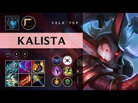 Kalista Top vs Mordekaiser - KR Diamond Patch 25.24