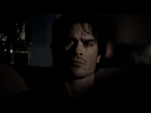 TVD 6x21 - Stefan gets into Damon's mind and makes him imagine his human life if Elena died | HD