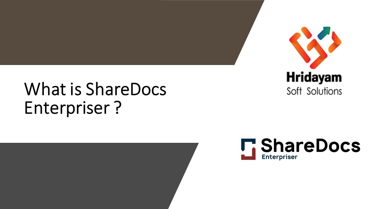 The story behind ShareDocs Enterpriser