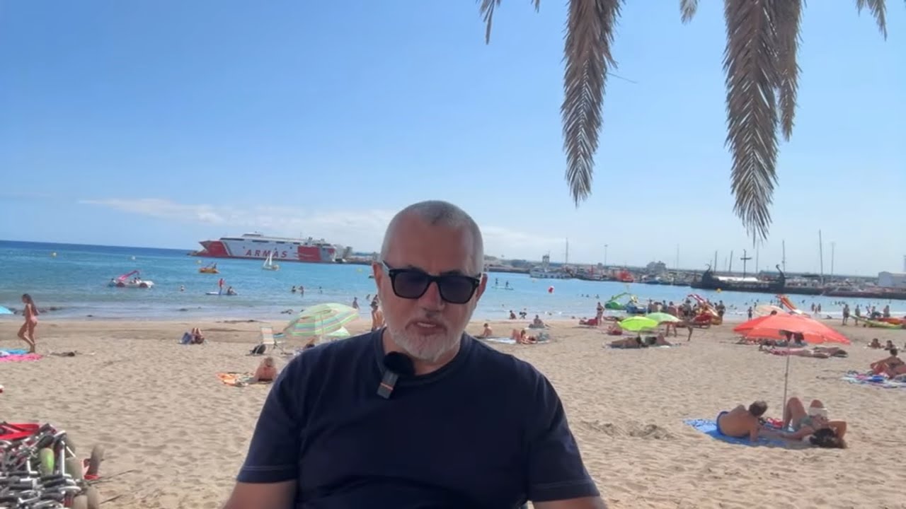 Live din fața blocului in Tenerife!