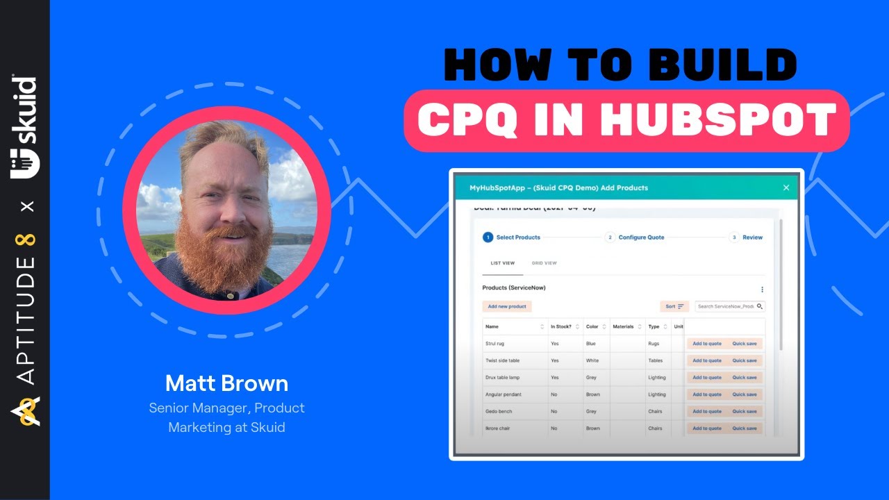 How to Build CPQ in HubSpot with Skuid